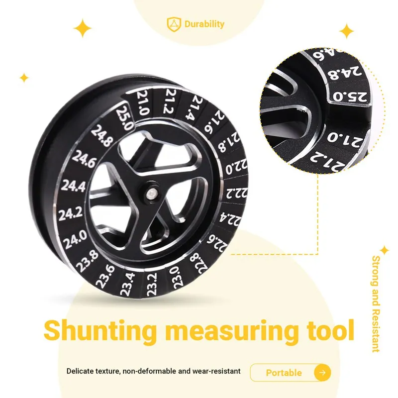 【今すぐ購入】rcサークルドロープゲージストロークゲージ調整可能なアジャスター測定定規、1-10-rcカー修理ツール用