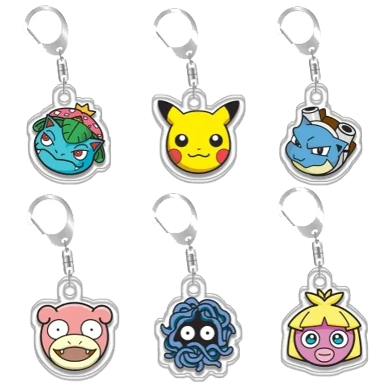 

Оригинальный акриловый брелок-подвеска ручной работы с персонажами аниме: Чармандер, Смучум, Мудкип, Манектрик, Зангус, Граудон. Милый мультяшный подарок.