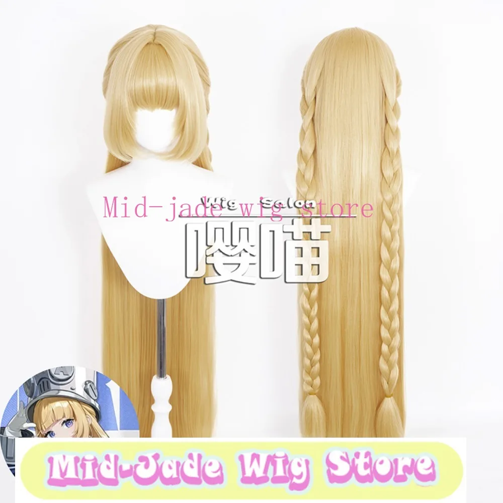 Nomu Cosplay Wig Realistic Scalp Double Braids Hair for Halloween Game Convention and Photography