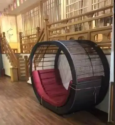 Modern Wooden Garden Pool Chair, Patio Sun Lounger, Outdoor Beach Lounge Bed, Leisure Furniture for Resort Hotel
