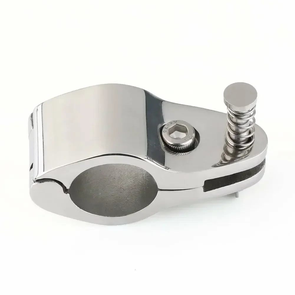 

316 Cast Stainless Steel Pin Type 25mm Pipe Clamp Sliding Sleeve Marine Yacht Hardware Accessories