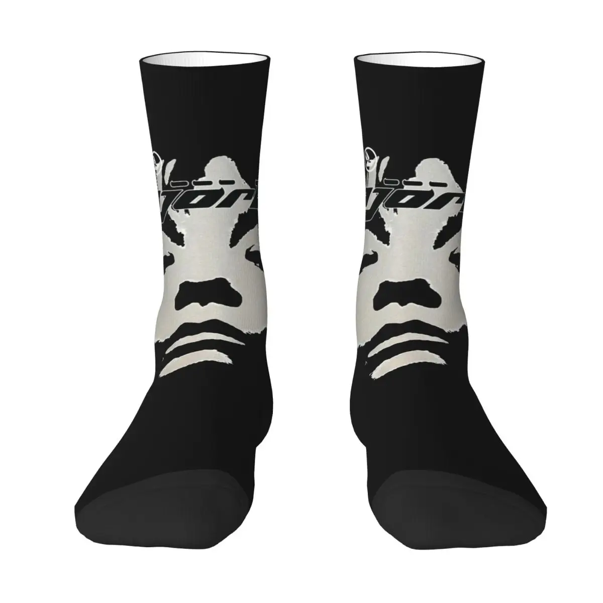 Bjork Homogenic Vintage Face Logo Socks Autumn Black White Stockings Women Men Soft Breathable Socks Running Anti Bacterial Sock