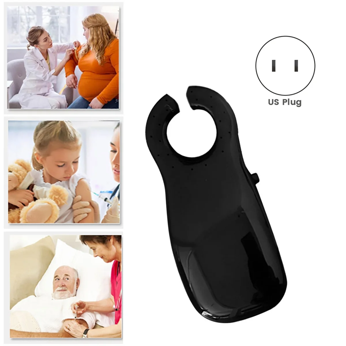 

ABNJ Medical Injection Infrared Vein Locator Nurse Injection Helper Handheld Vein Viewer Infrared Vein Finder Device US Plug