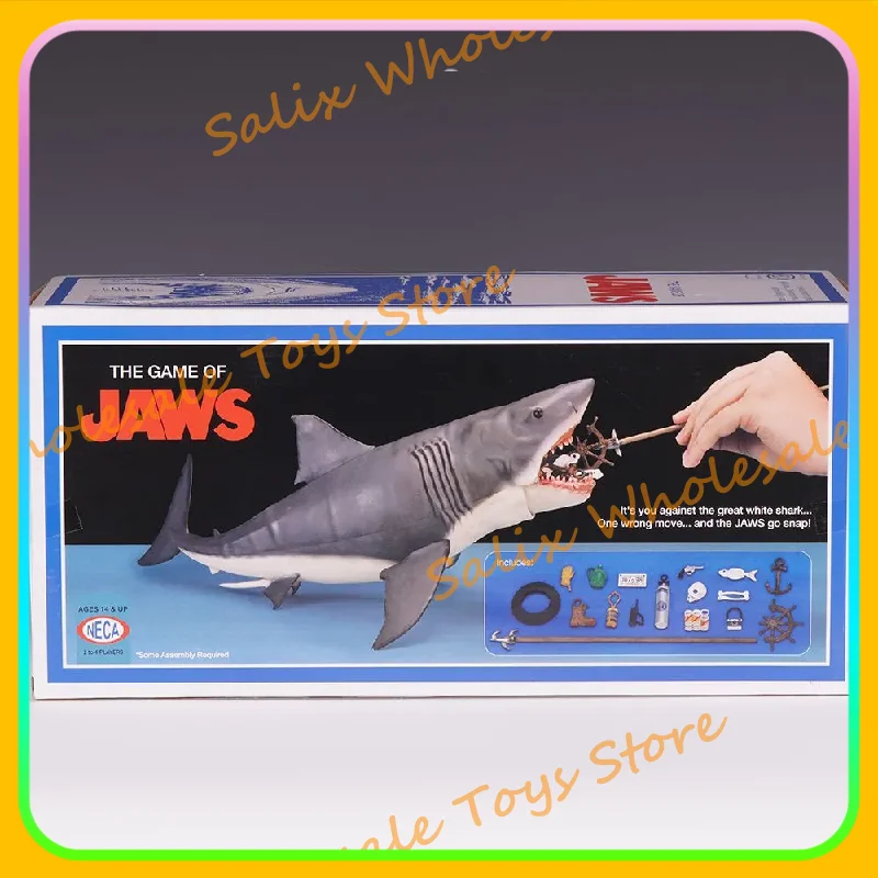 

Новая коллекционная фигурка NECA JAWS, 12 дюймов, к 50-летию фильма, классическая модель акулы, люкс-издание