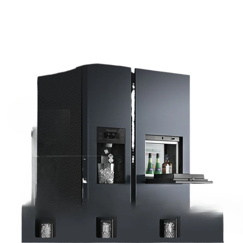 

Double door automatic ice machine, all-in-one machine, large capacity wind