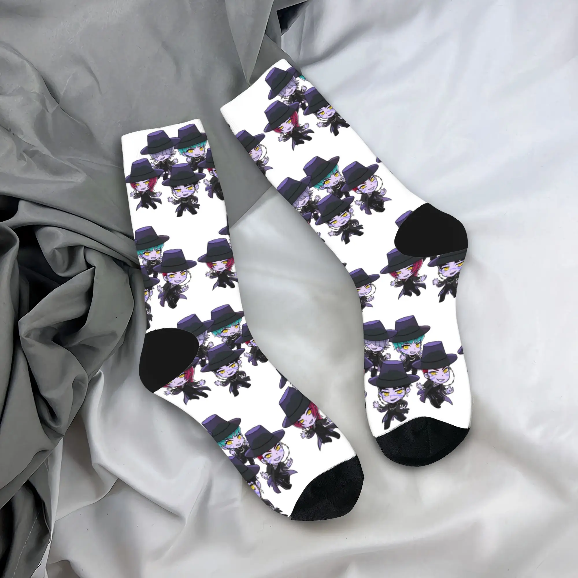 

Saja Boys Your Idol Kpop Demon Hunters Носки Чулки с графическим рисунком Нескользящие носки для пар Мягкие дышащие зимние забавные спортивные носки