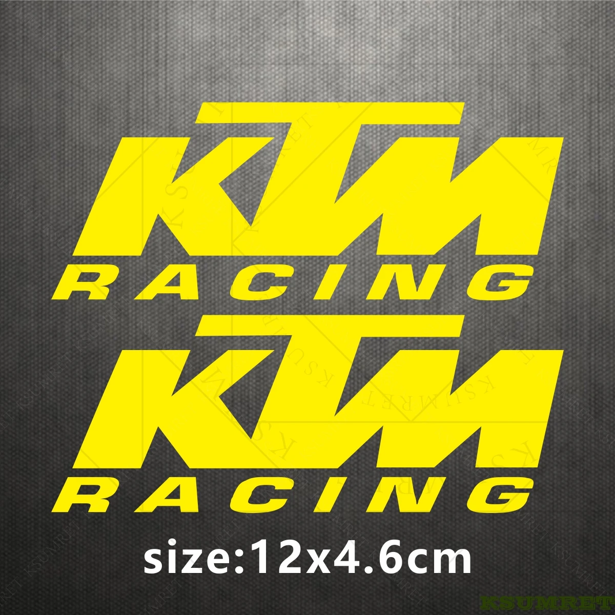 Afbeelding 5: KTM motorfiets sticker tank embleem