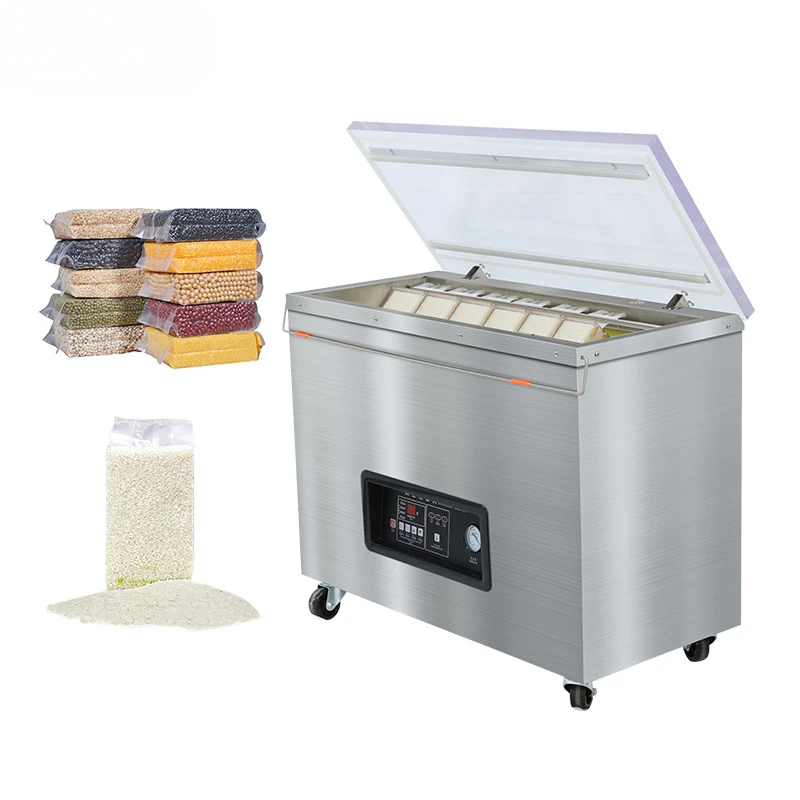 

Large capacity meat, fish and vegetables vacuum packaging machine brick rice large size vacuum sealing