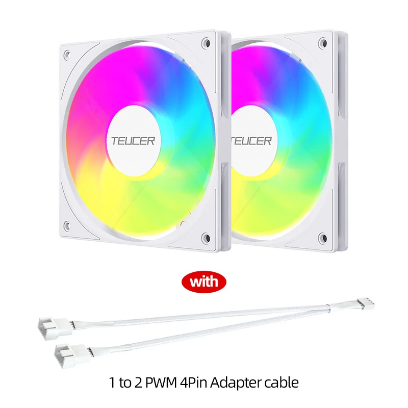 Teucer 120mm PC Case Fan FDB Bearing PWM 800-2400rpm Thickness 15mm Silent Chassis Cooling Ventilator UT-12015 Ultrathin CPU Fan image 3