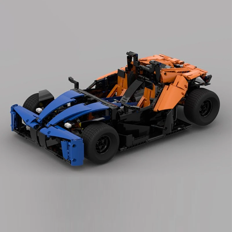City Car Model MOC Building Bricks X-BOW High-Performance Sports Car Modular Technology Children Holiday Gifts Assemble Toy Suit