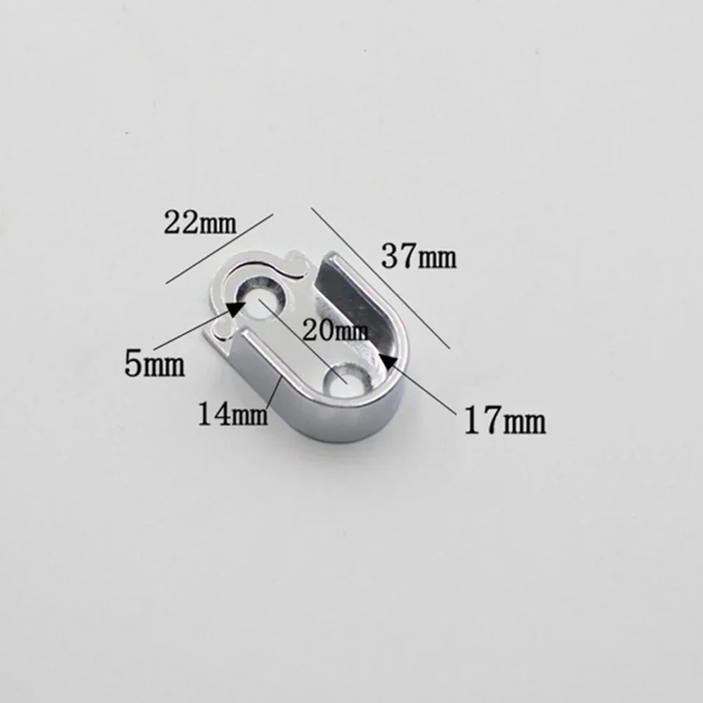 Closet Rod Holder For Clothes 2 Shower Curtain Rod Bracket Bracket 16mm/19mm/22mm/25mm Durable Easy To Install