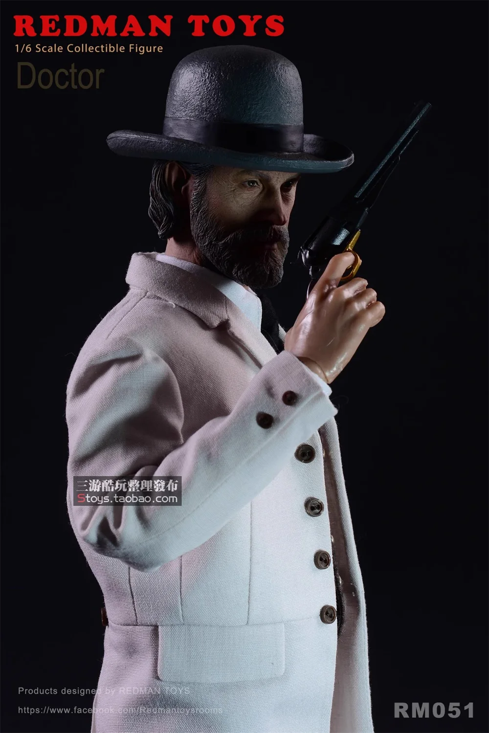 1/6 Man REDMAN TOYS RM051 Doctor Django Guy Full Set Moveable Action Figure Doll About 12" For Fans Collect