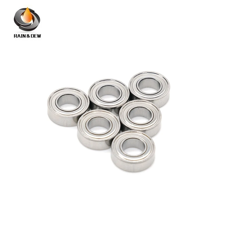 10Pcs MR128ZZ Ball Bearing 8x12x3.5 mm  ABEC-7 Miniature Metric Chrome Steel L-1280ZZ W678ZZA
