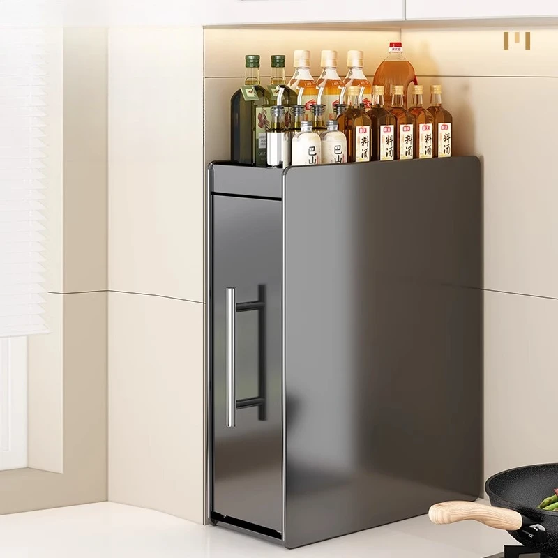 Kitchen Cabinet Narrow Pullout Spice Organizer Countertop Multi Layer Sliding Drawers Storage Unit Mueble Aparador Furniture