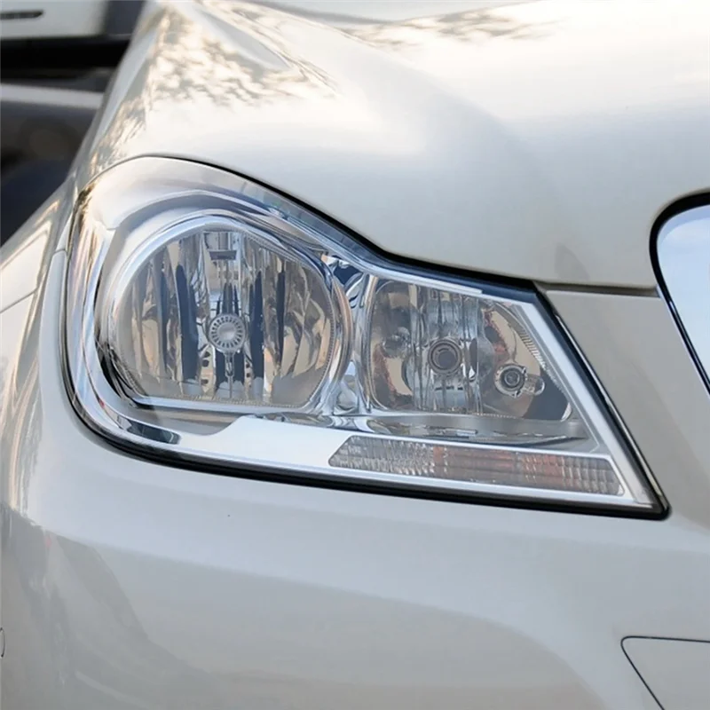 

AU28-Headlight Clear Lens Lampshade Cover Fit For Mercedes-Benz C-Class W204 C180 C200 C260 2011-2013,Head Light Shell