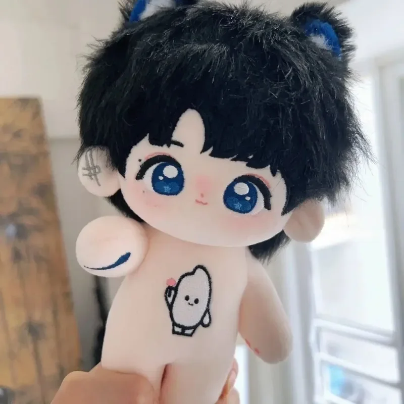 

Милая Звезда Идол Чжоу Шен Косплей Мягкая плюшевая кукла Body Dress Up Хлопковая плюшевая подушка Kawaii Подарок 20 см