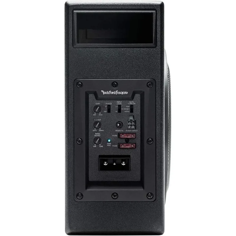 P300-8P Punch 8" caisson de basses amplifié de 300 watts dans un boîtier porté - Conception mince pour espaces serrés - Noir