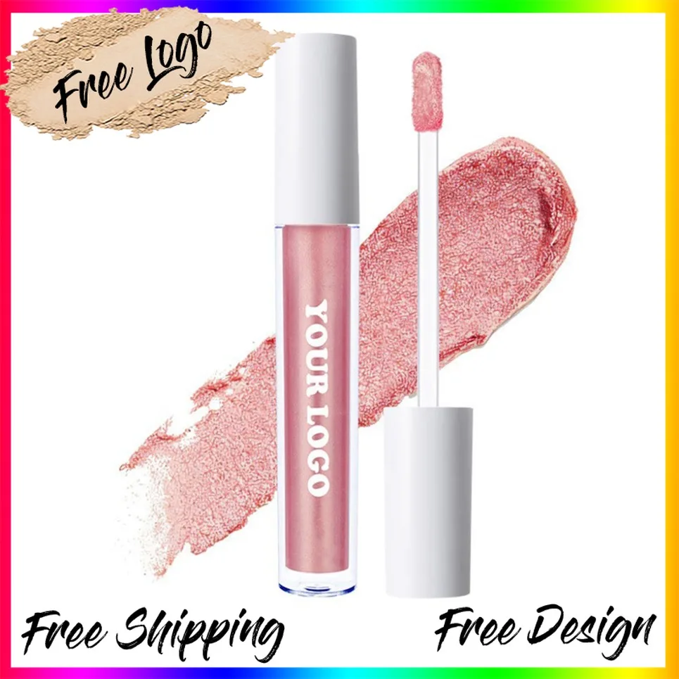Private Label Vegan Makeup Mirror Gloss Lip Stain Smudge Proof Long Lasting Non Sticky Lip Gloss Custom Logo Wholesale