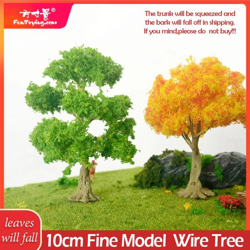 High Quality Wholesale Fine Model Tree 1/87 Ho scale Miniature Wire Tree Micro Landscape Field Military Sand Table DIY Material