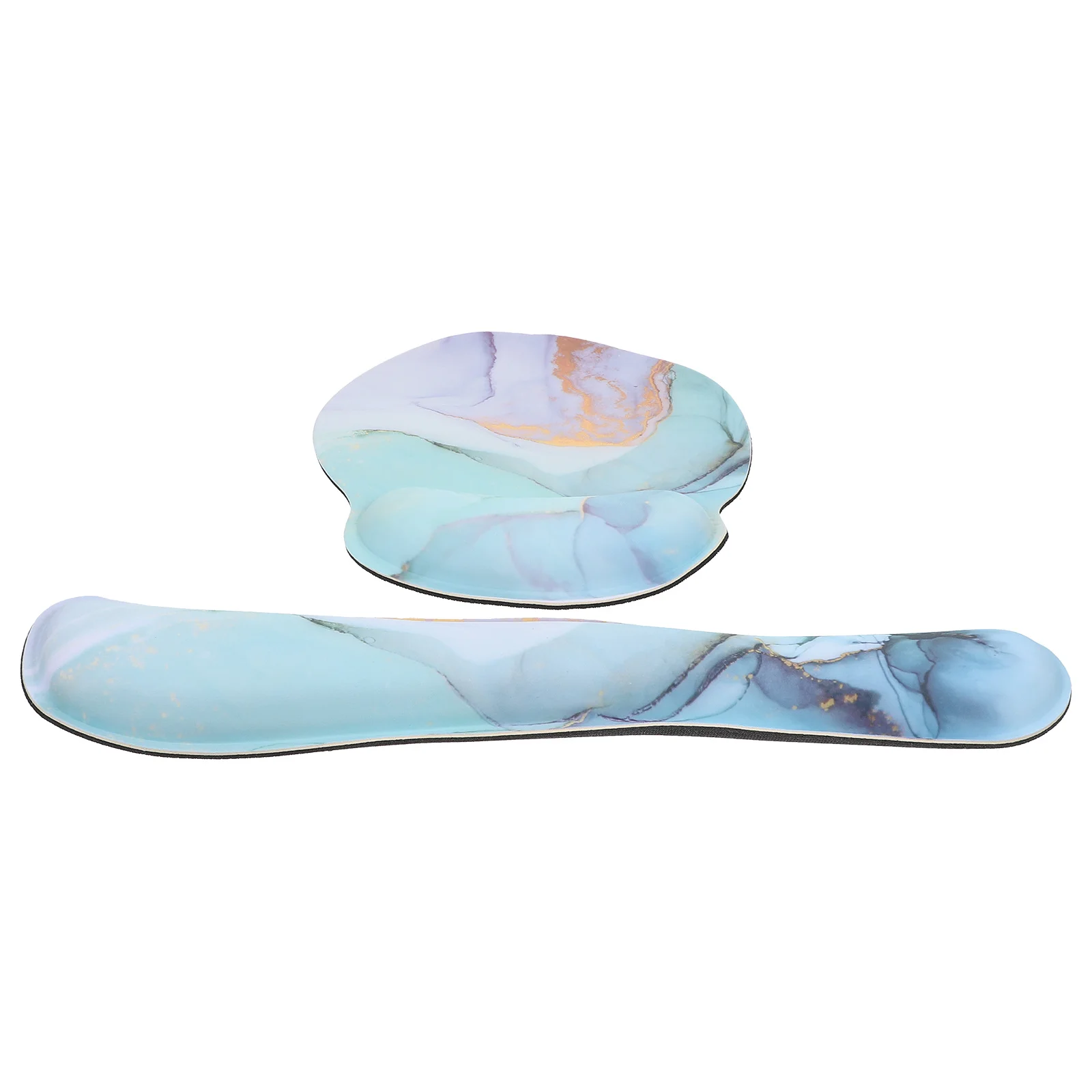 

1 комплект, подставка для запястья из пены с эффектом памяти, удобная поддержка для мыши, клавиатуры, офиса, домашнего компьютера, подставка для запястья мыши