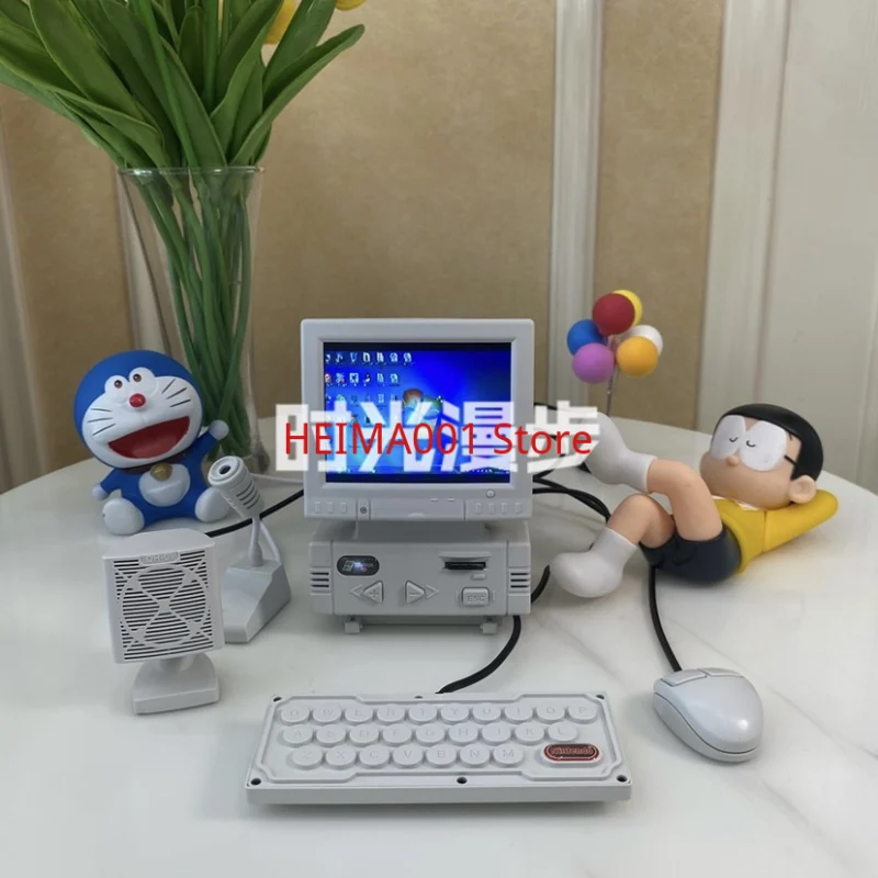 

Retro Nostalgic Desktop 3.5-inch Mini Computer, Small TV, Home Game Console, Children's Gift