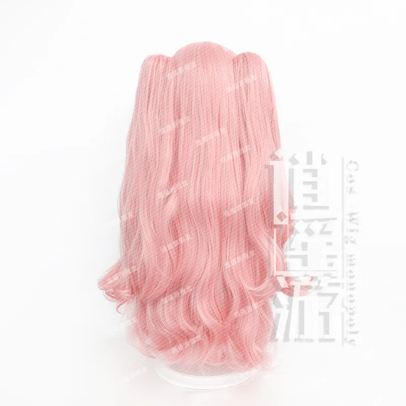 Game Zenless Zone Nul Nicole Demara Cosplay Pruik 75Cm Roze Hittebestendig Synthetisch Haar Halloween Feest Anime Cos Pruiken Pruik