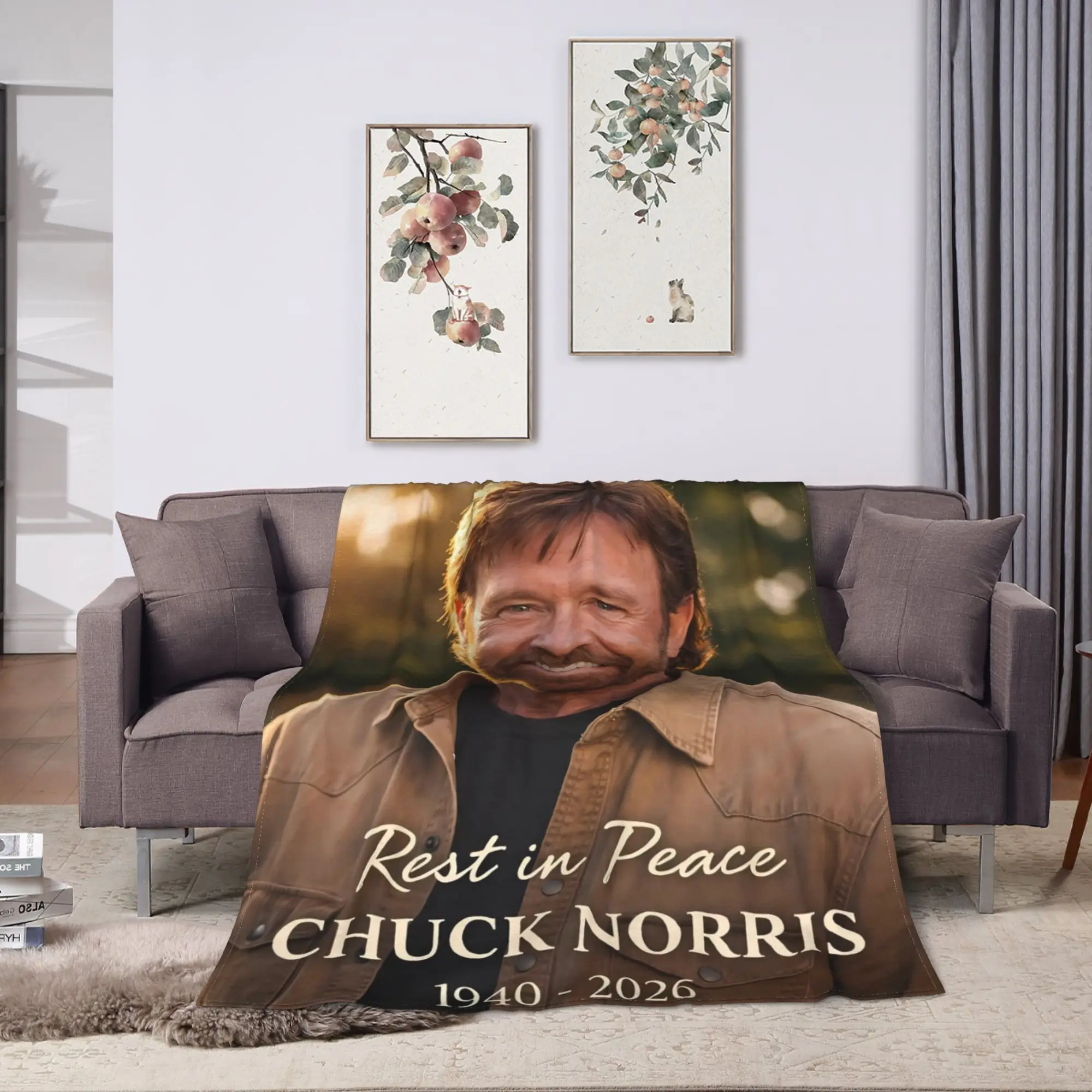 Chuck Norris Blankets Quality Super Warm  Bedding Throws Winter Airplane Travel Bedroom Novelty Bedspread