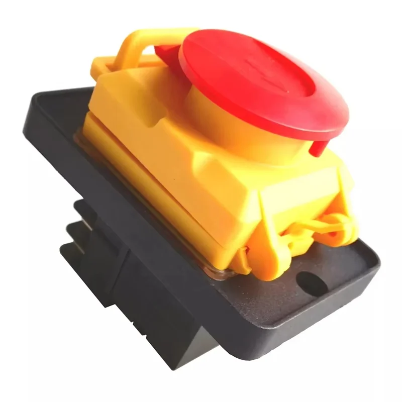 

B17B Industrial Waterproof Electromagnetic Pushbutton Switches Power On Off Push Button Switch For Wood Machine 250V 6 Pins