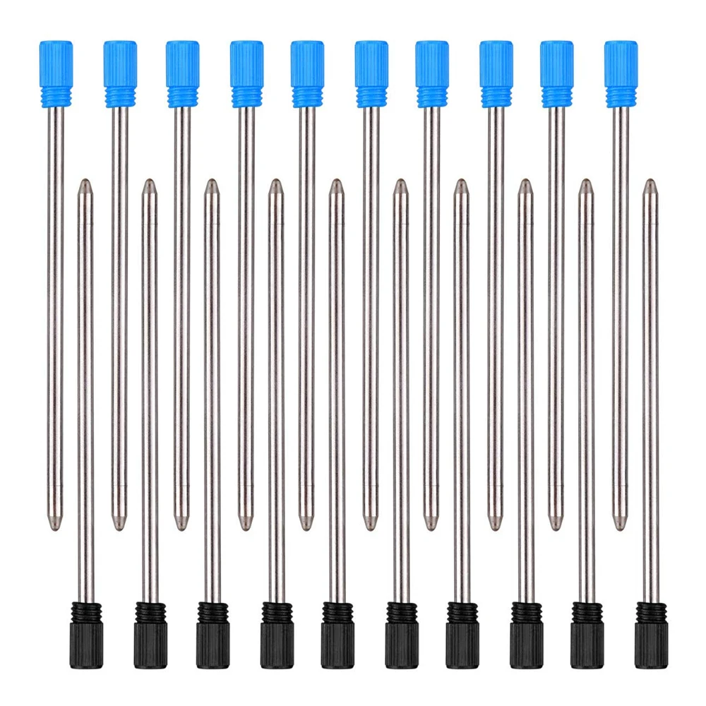 10Pcs 7cm Short Ballpoint Pen Refill Replacement For Crystal Stylus Pen School Office Refillable Black Blue Red Ink PH2005