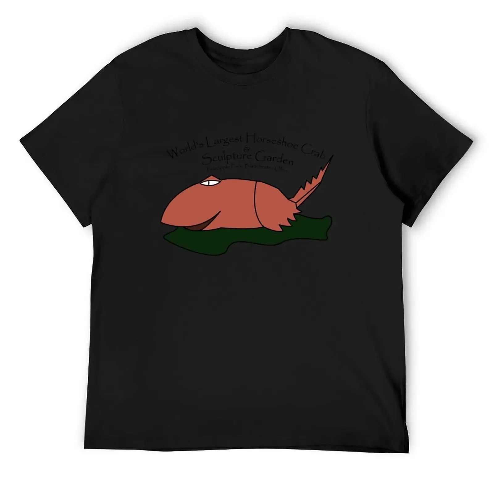 Crabbie World's Largest Horseshoe Crab T-Shirt anime tshirt custom shirt oversized graphic tee shirt mens t shirt