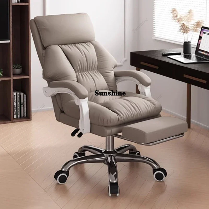 

Executive Fancy Office Chair Rotating Adjustable Modern Massage Chair Ergonomic Designer Sillas De Oficina Office FurnitureYY