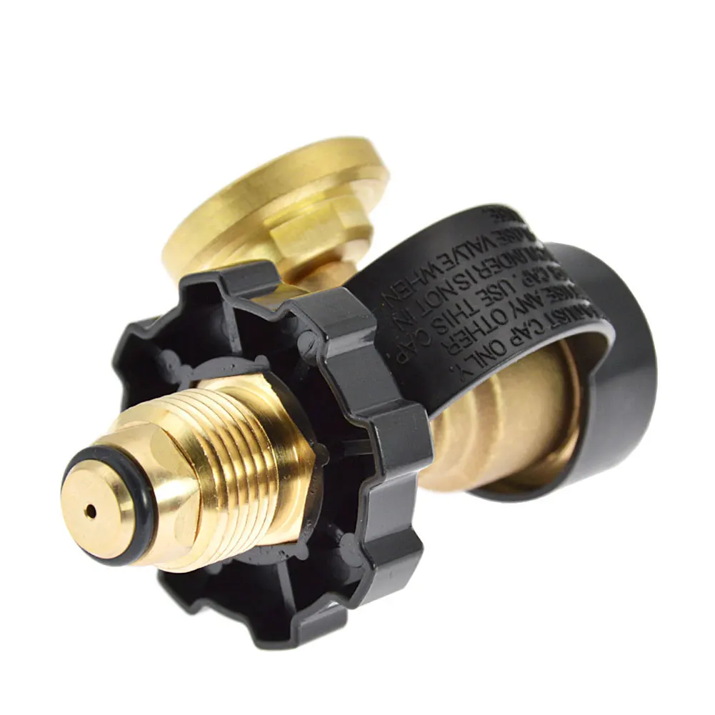 Propane Tank Gas Gauge Leak Detector Convert POL LP Tank Service Valve To QCC1/Type 1 for Propane Cylinder BBQ Gas Grill Heater
