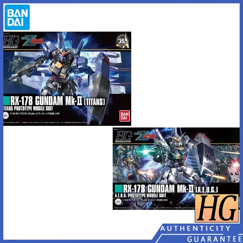 

[In stock] Bandai HGUC 1/144 RX-178 Gundam Mk-II Titans/AEUG Assembly model Childrens Gift Collections Model Toys Action Figures