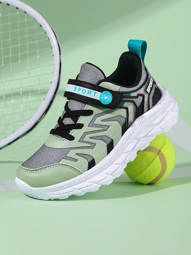 

Children's Sneakers Breathable Kids Hook Buckle Student Shoes Girls School Running Shoes Boys Kids Casual Sneakers