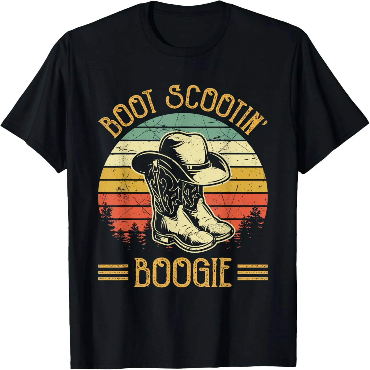 Cowboy Boots Boot Scootin’ Boogie Tshirt Southern Western T-Shirt graphic tee, unisex, 100% cotton,