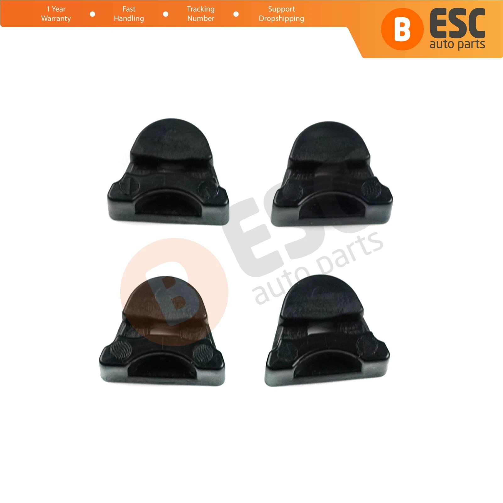 

ESR613 4X Round Panoramic Sliding Roof Sunroof Skylight Rail Frame Glass Slider Guide Bracket Clip for Mercedes CLA A C E Class