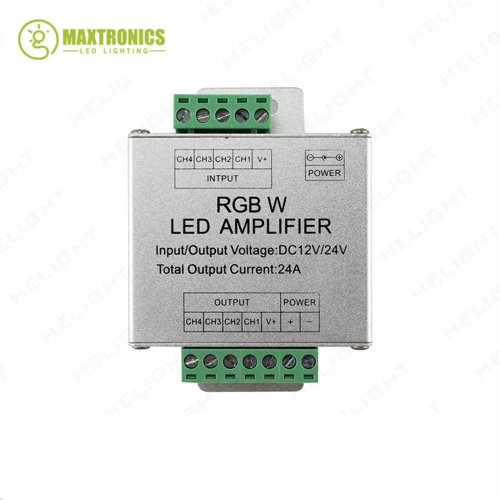 LED Amplifier Controller 12A/24A/30A/50A Single Color/RGB/RGBW/RGBWW RGB+CCT 1CH/3CH/4CH/5CH Strip Power Repeater DC5V12V/24V