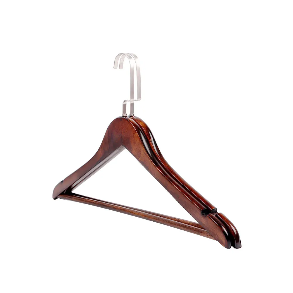 

2pcs Solid Wood Hanger Cedar Clothes Hanging Rack Shirt Sweaters Laundry Premium Practical Closet Coats Jackets Dresses