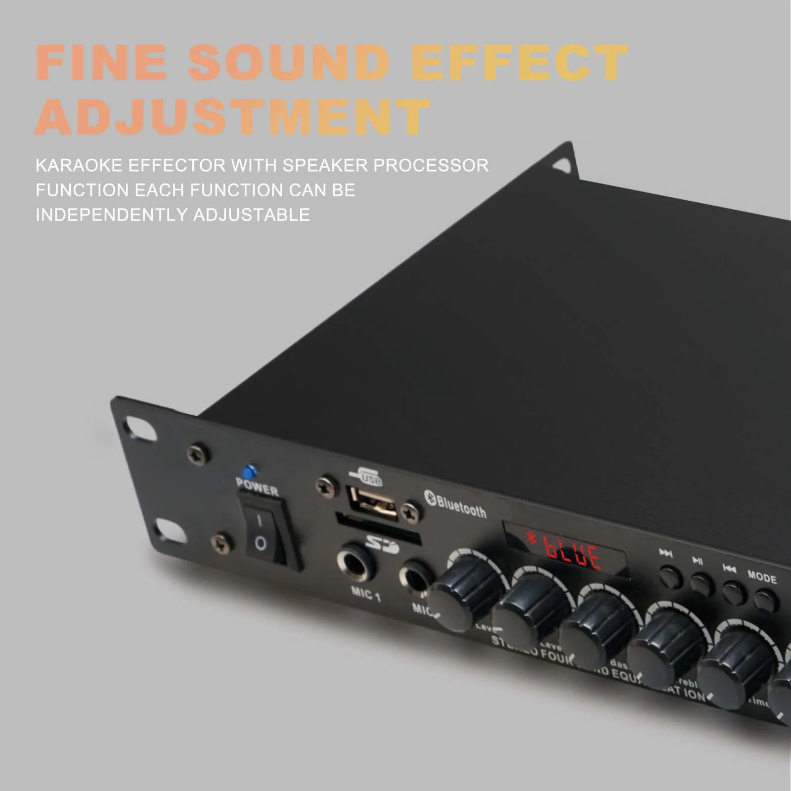 Professional Sound Peripheral Equipments Stereo  Professional digital reverberation multi effect DSP processor audio processor