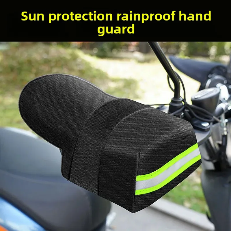Motorcycle Handlebar Muffs Waterproof Windproof Hand Covers for All Weather Riding Sun Protection Bike Handlebar Gloves Winter