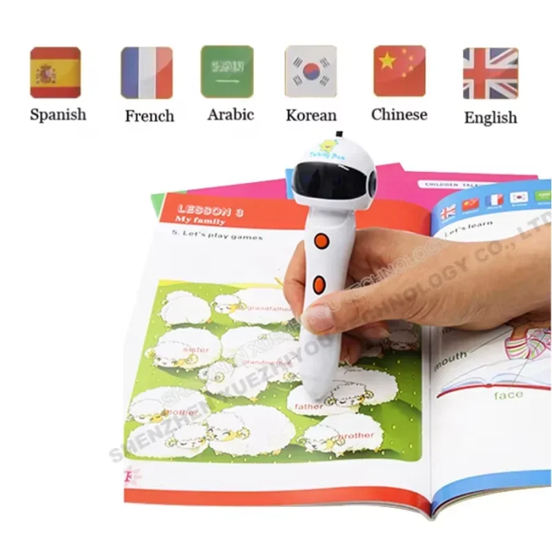 OEM Digital Pen For Children Learning EFL Smart Reading Talking Speaking Pen With English Sound Books