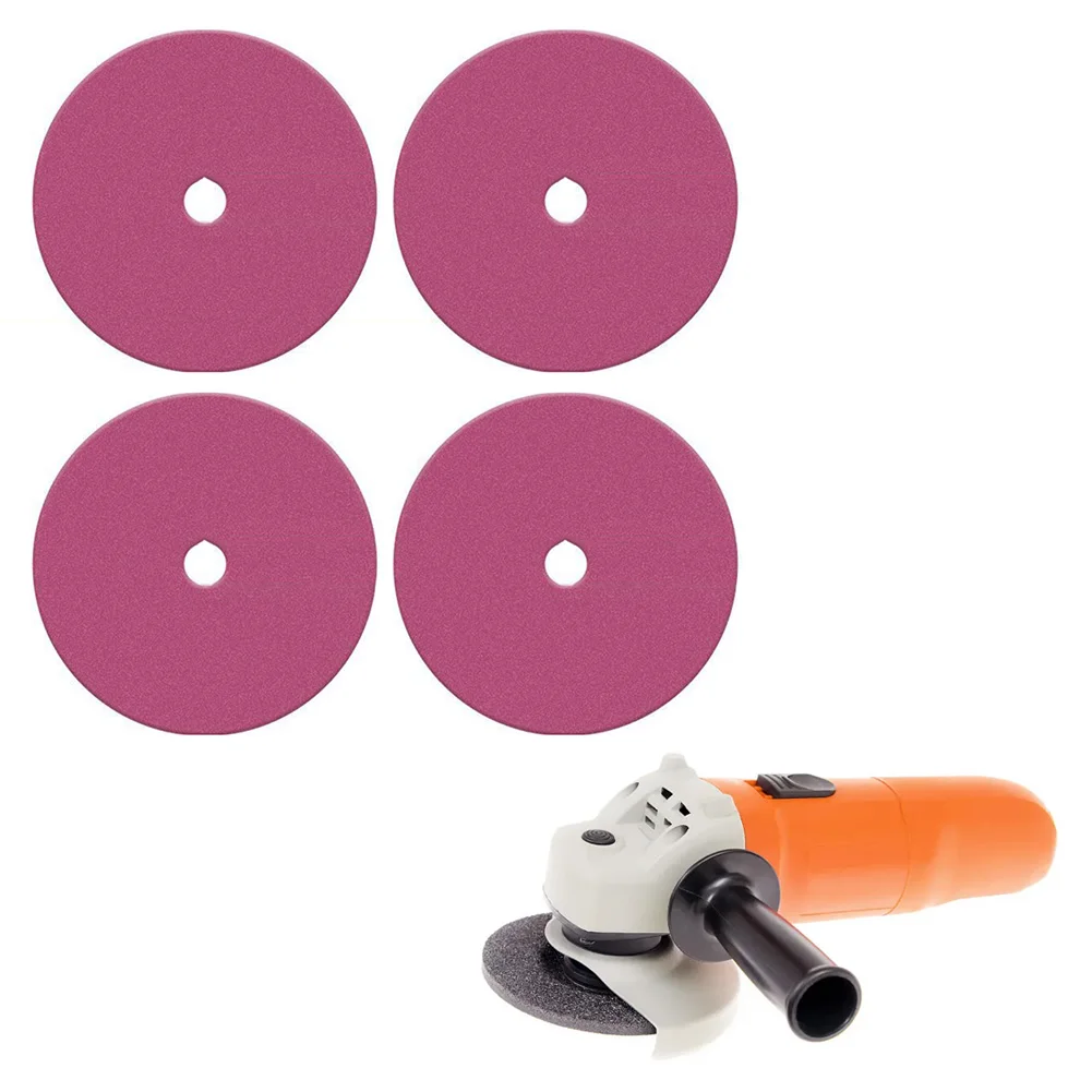 Set of 4 Grinding Wheels for Chainsaw Sharpener 3/8 325 Pitch 145mm Diameter 4600 RPM Max Speed for Tecomec Compatible