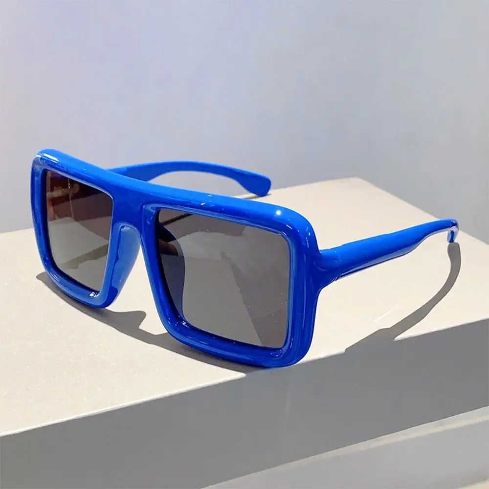 Oversized Square Sunglasses for Women Men Trendy Punk Big Thick Frame Sun Glasses Fashion Lady Shades UV400 Protection Eyewear