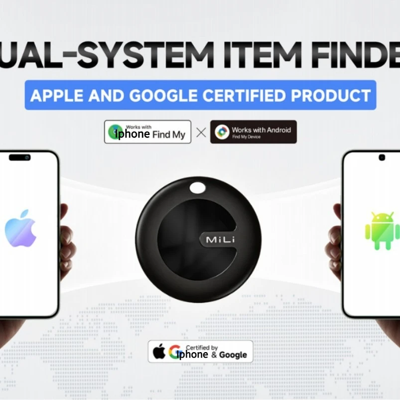 

CD MiLi AirTag GPS Android IOS Find My Tracker,Luggage Pet Position Anti-Loss Locator,Waterproof Smart Tag Reminder Positioner