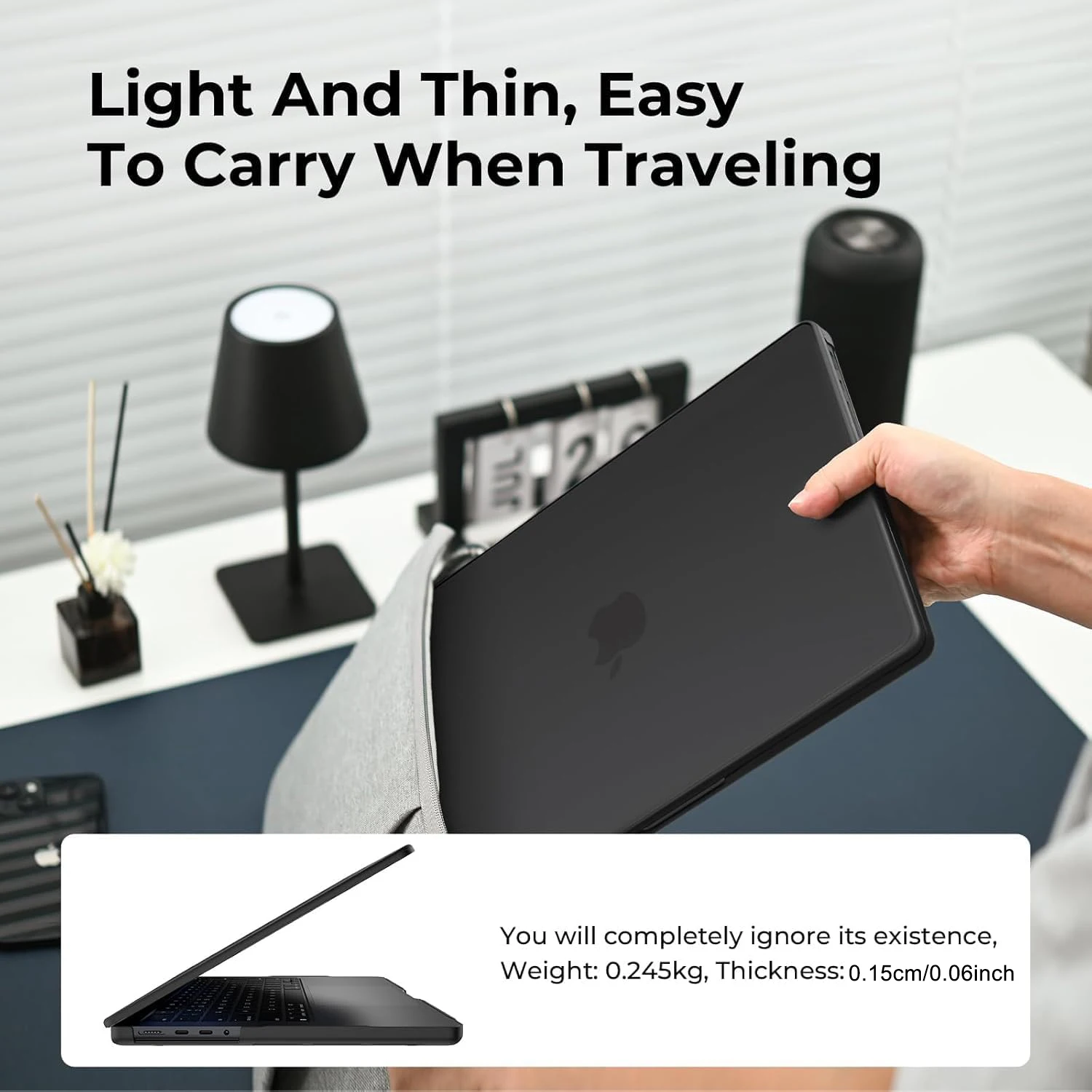 Capa fosca para macbook air 13 polegadas m4 m3 m2, para macbook pro 14 m5 2025, capa protetora ultrafina para macbook pro 14/16 pro max