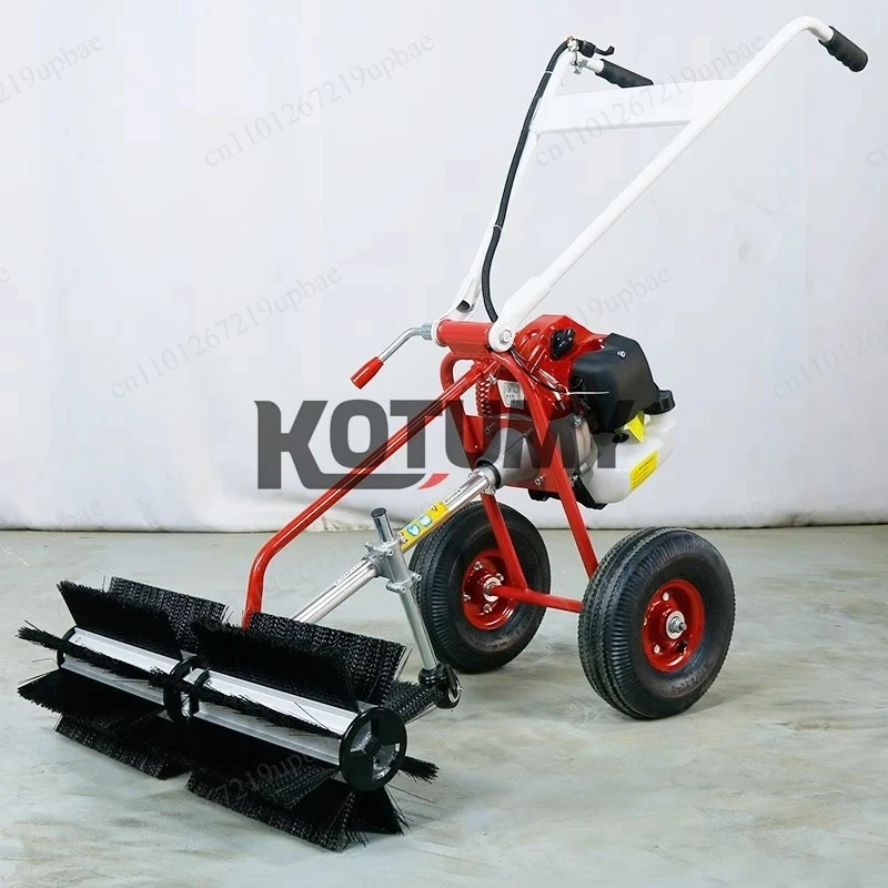 Handheld & Hand Push Snow Grass Cleaner Backpack Lawn Brushing Machine Garden Tools