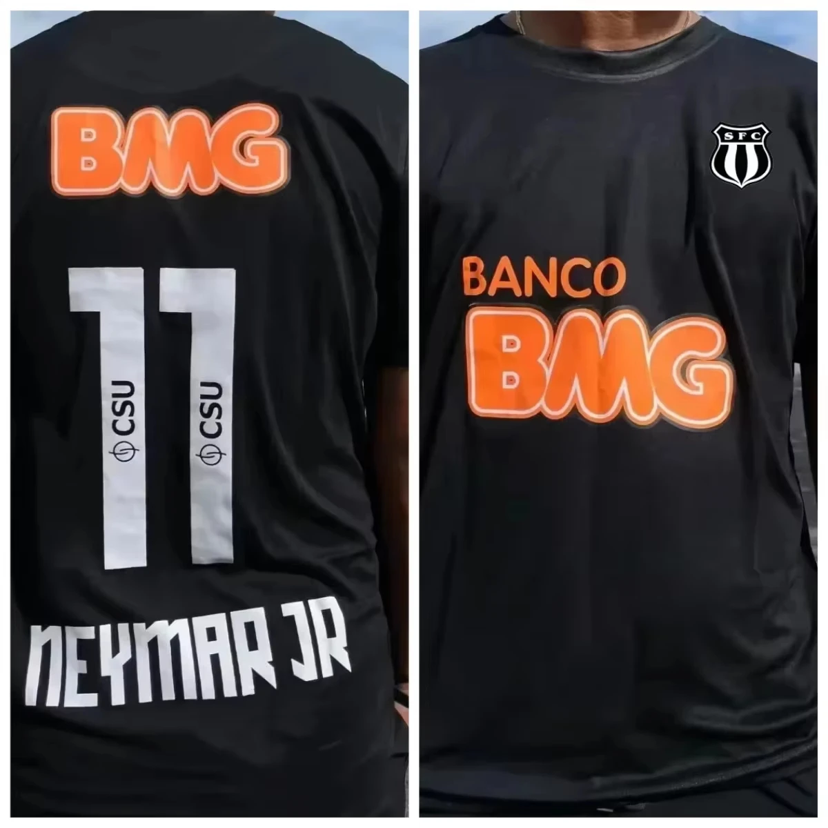 

2012 Vintage Santos Family Women Football Jersey Classic Vintage 11-12 Santossi Family Football Jersey Neymar Soccer Men T Shirt