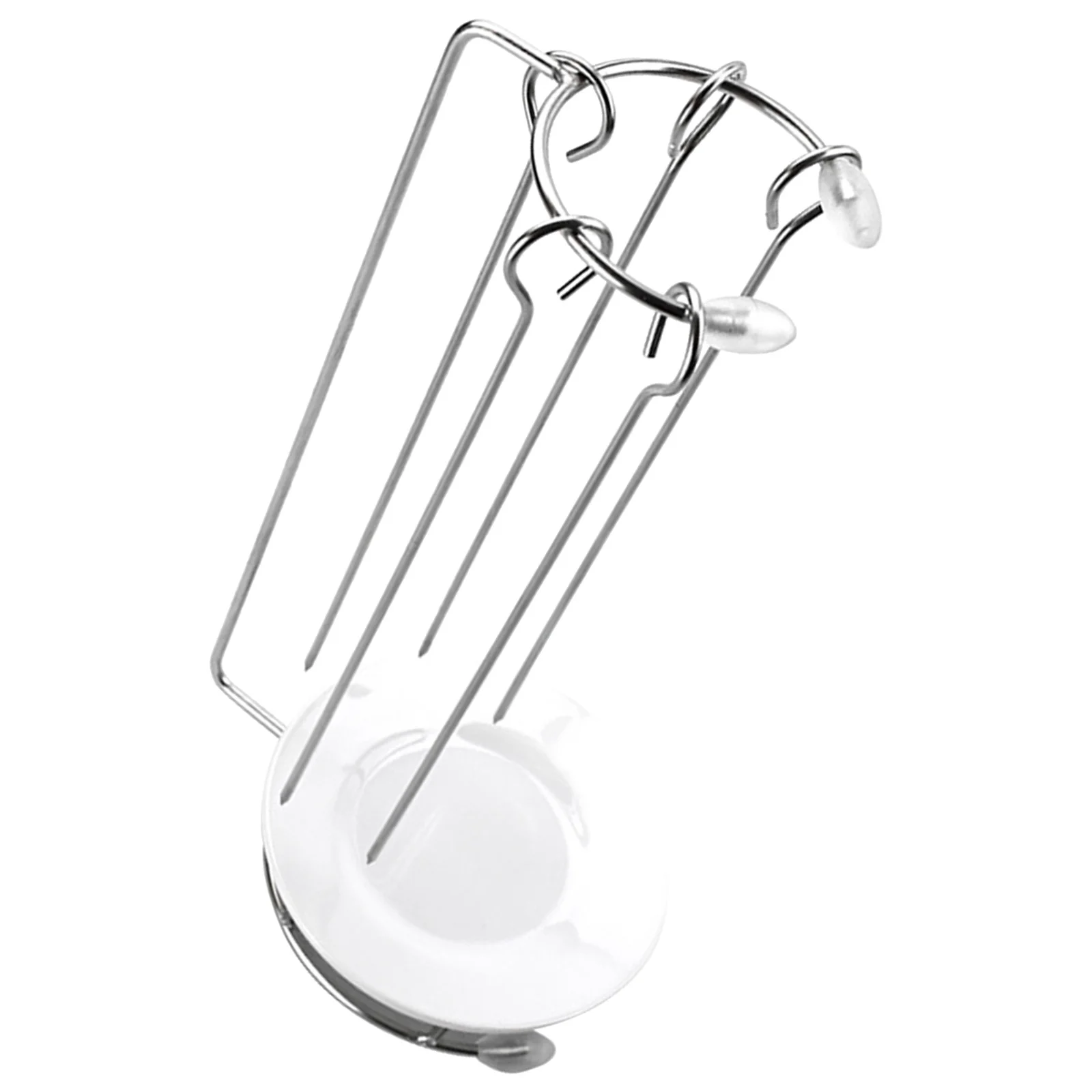 

1Set Stainless Hanging Rack Bbq Grill Food Holder Portable Detachable Stainless Steel Hanger for Barbecue Skewers Meat Outdoor