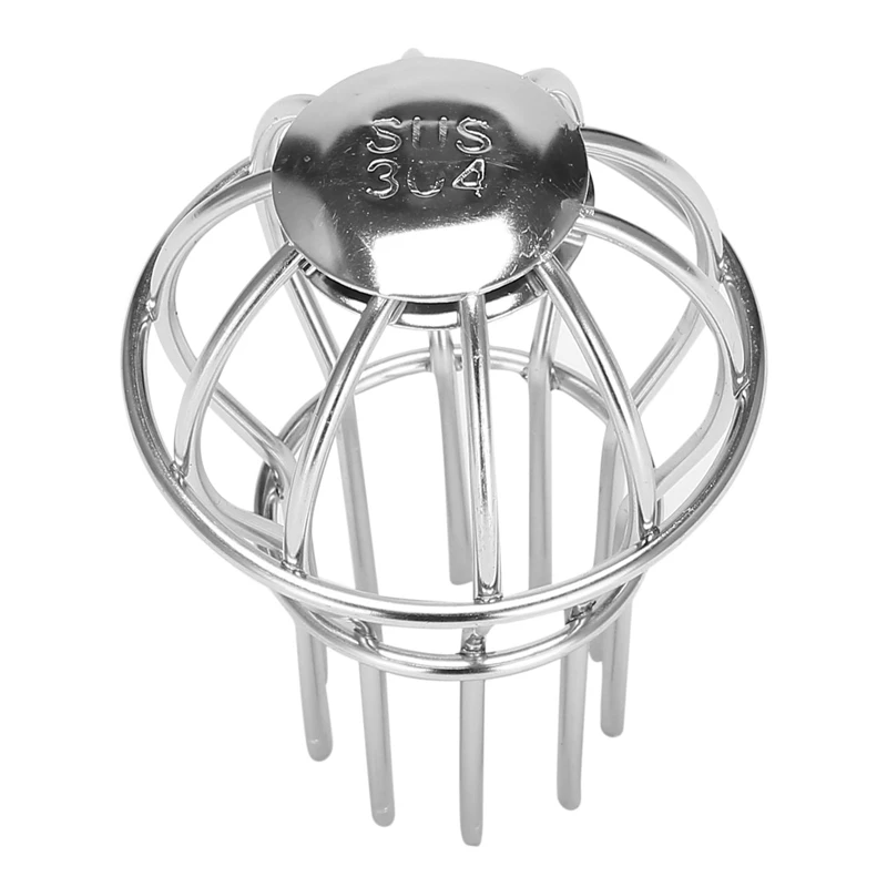 3X Drain Outdoor Roof Anti - Blocking Line Cap Round Net Cover Drainage Floor Line Leak Gutter Guard Filter-50