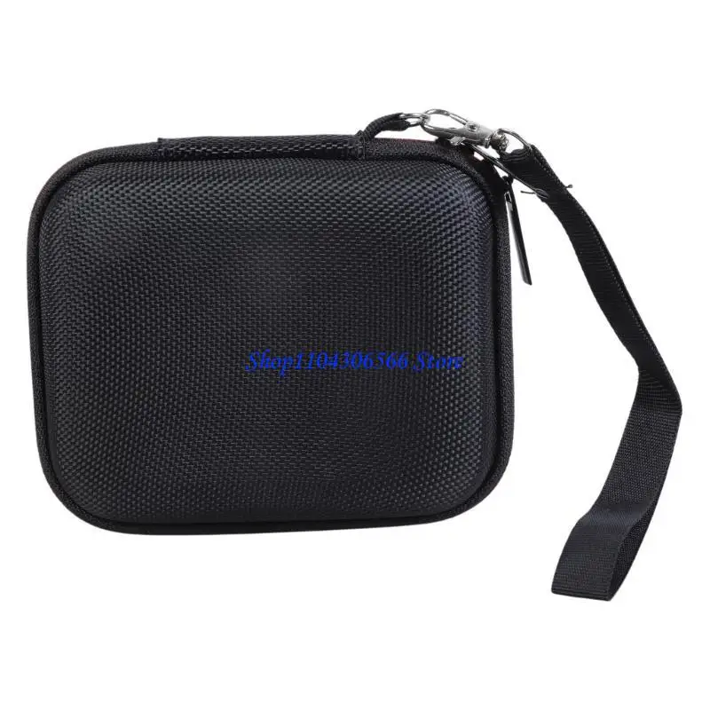 02DD Durable Storage Bag for T7 SSD Hard Case Travel Case Shells Quality EVA Case Soft Inner Crush-Proof Bag